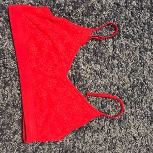 Red bra